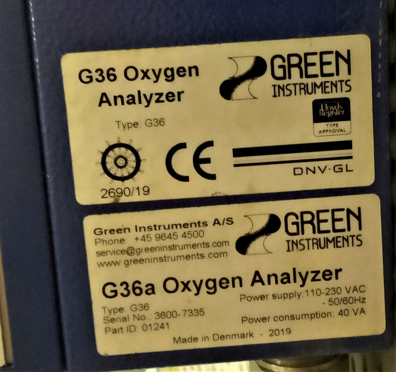 Green Instruments O2 Sensor files