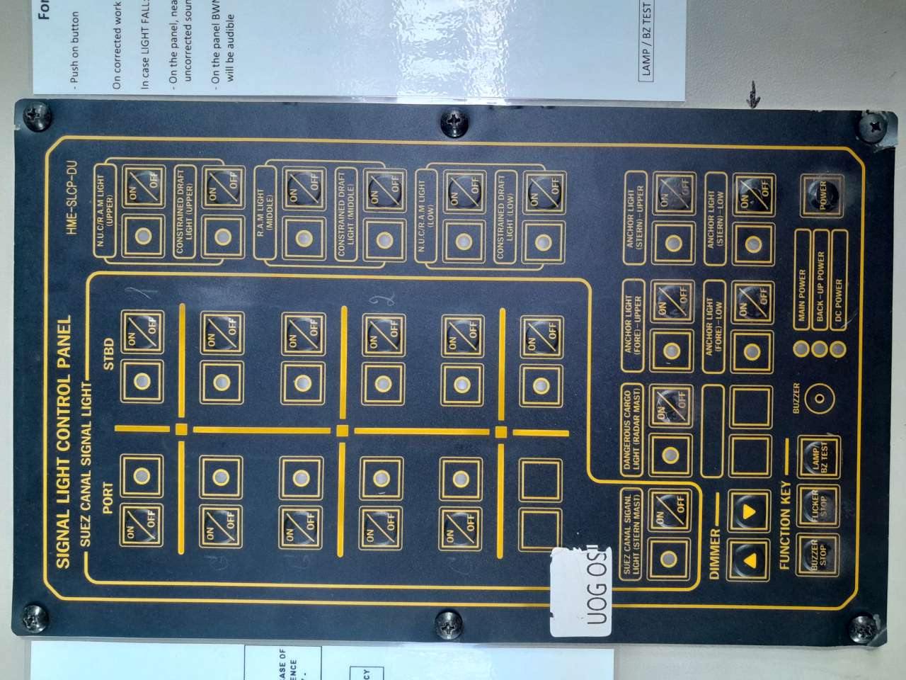 signal light control panel pdf
